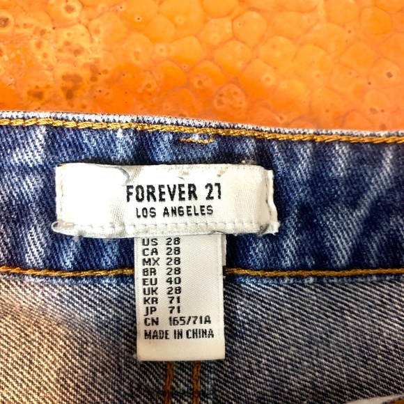 FOREVER 21 Denim cut off shorts - Picture 3 of 5